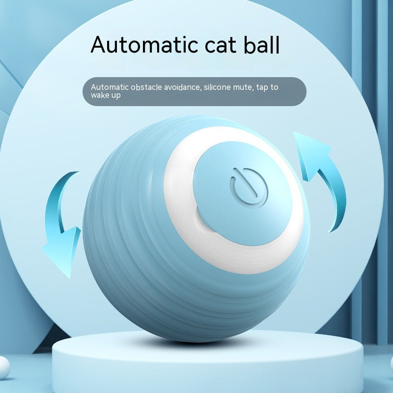 Balle Interactive Automatique pour Chat | Jouet Intelligent LED