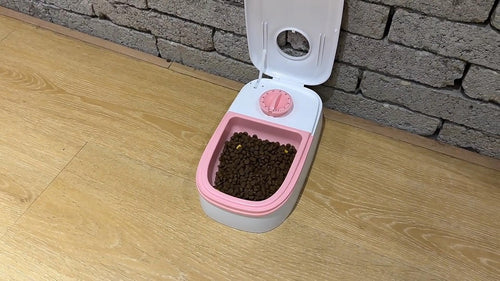 Distributeur Nourriture Automatique Chat/Chien | Programmable 6 Repas 4L